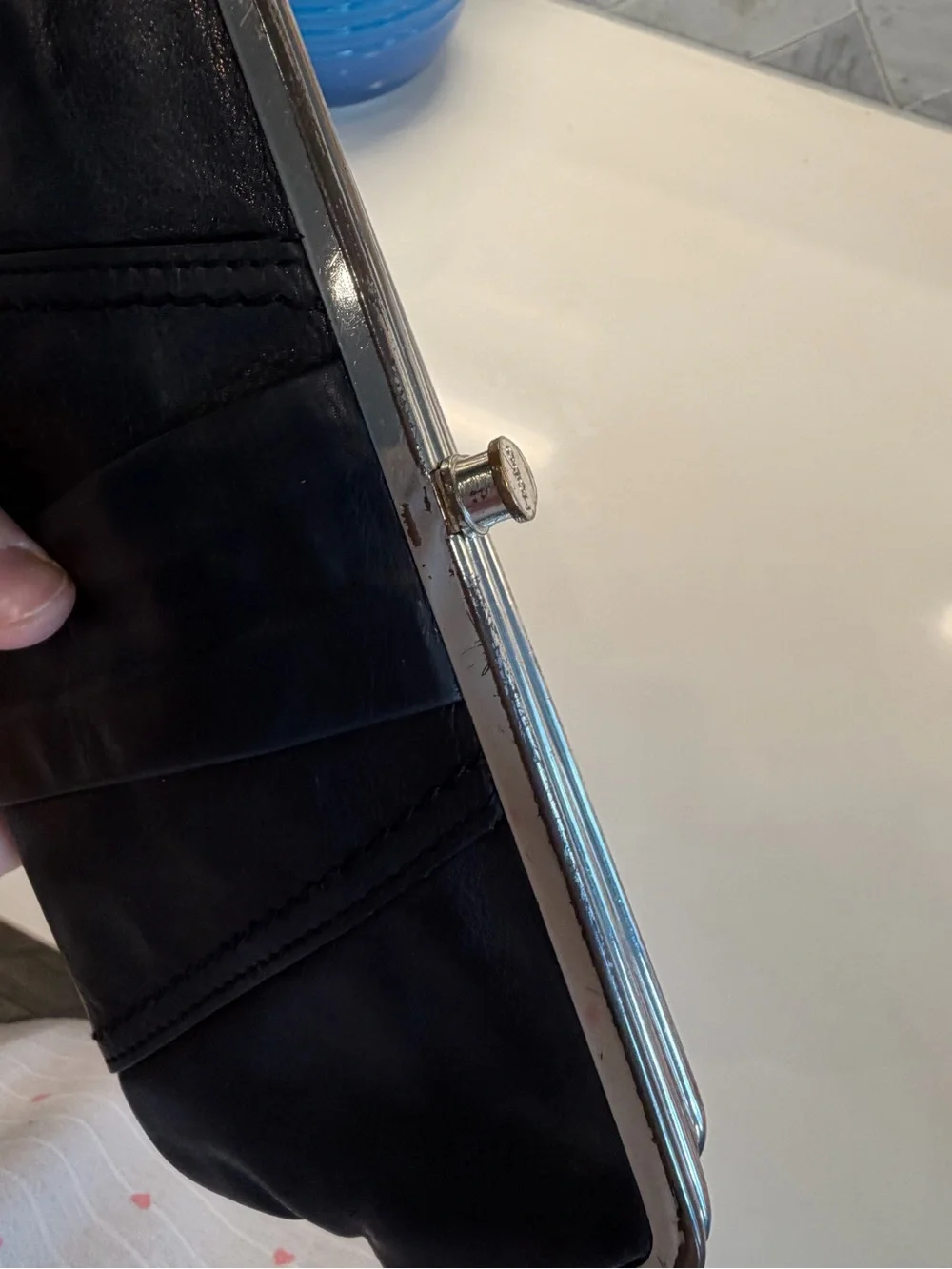 HOBO leather clutch